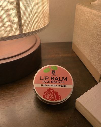 Customer review photo for Rose Moringa Lip Balm | Lip Balm for Dark and Dry Lips