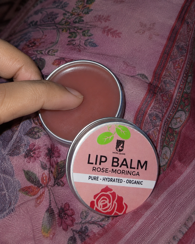 Customer review photo for Rose Moringa Lip Balm | Lip Balm for Dark and Dry Lips