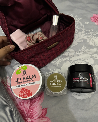 Customer review photo for Rose Moringa Lip Balm | Lip Balm for Dark and Dry Lips