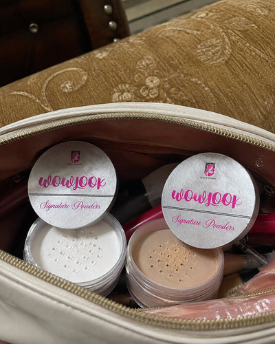 Customer review photo for WOWLOOK Translucent Loose Powder | Makeup Setting Powder