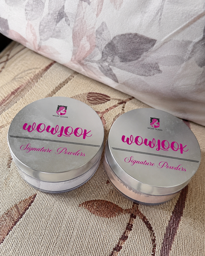 Customer review photo for WOWLOOK Translucent Loose Powder | Makeup Setting Powder