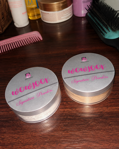 Customer review photo for WOWLOOK Colorless Loose Powder | Makeup Setting Powder