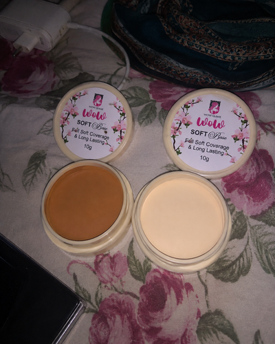 Customer review photo for Wow 45 Shade Handi Base - Matte Foundation