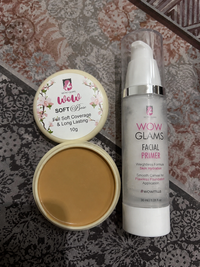 Customer review photo for Wow 45 Shade Handi Base - Matte Foundation