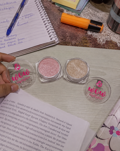 Customer review photo for Pearl Shade Highlighter Makeup