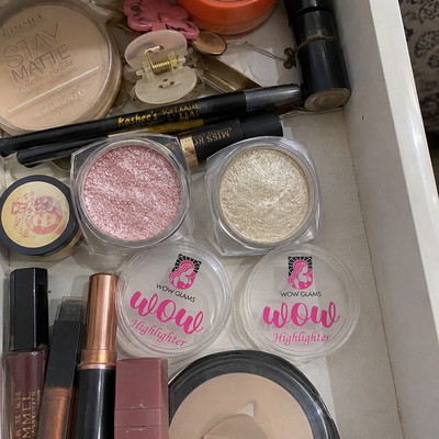 Customer review photo for Pearl Shade Highlighter Makeup