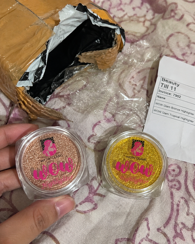 Customer review photo for Tropical Shade Highlighter Makeup