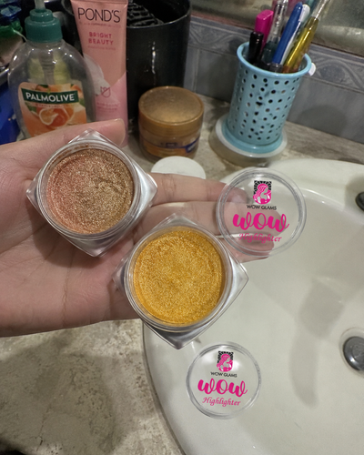 Customer review photo for Bronze Shade Highlighter Makeup