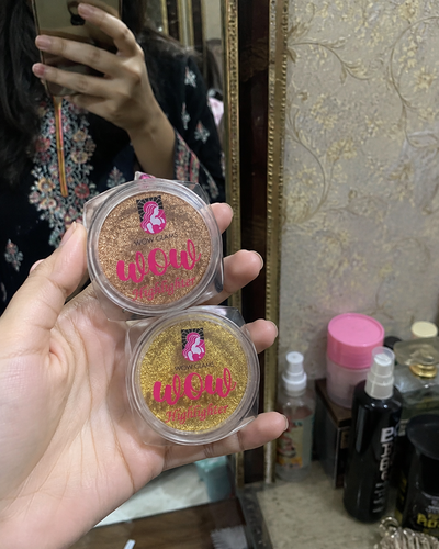 Customer review photo for Bronze Shade Highlighter Makeup