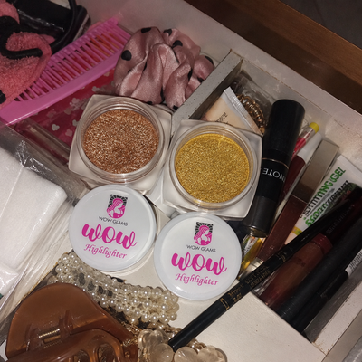 Customer review photo for Tropical Shade Highlighter Makeup