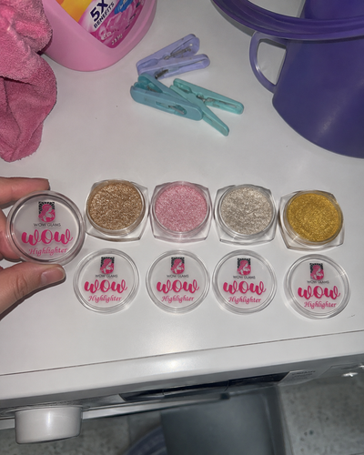 Customer review photo for Pearl Shade Highlighter Makeup