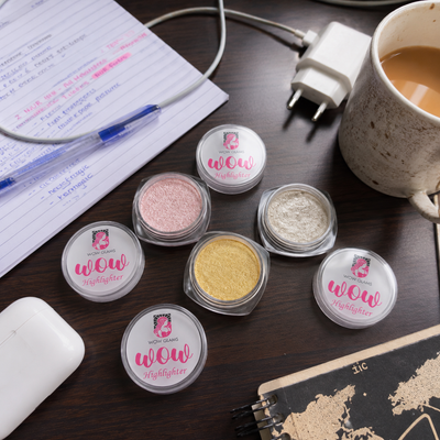 Customer review photo for Lightening Shade Highlighter Makeup