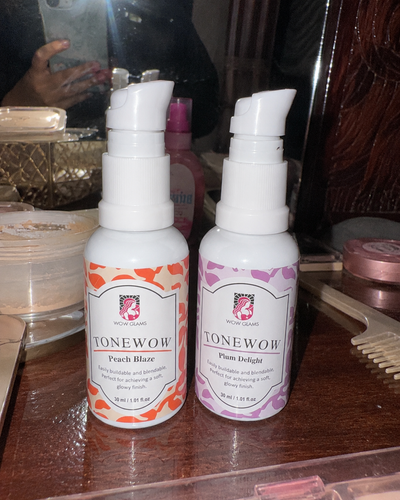 Customer review photo for Plum Delight Lip and Cheek Tint | Lip & Cheek Stains