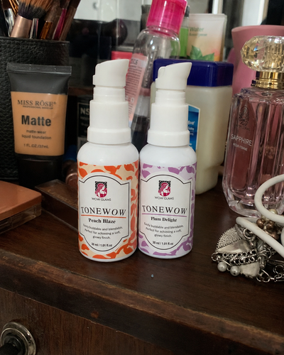 Customer review photo for Plum Delight Lip and Cheek Tint | Lip & Cheek Stains
