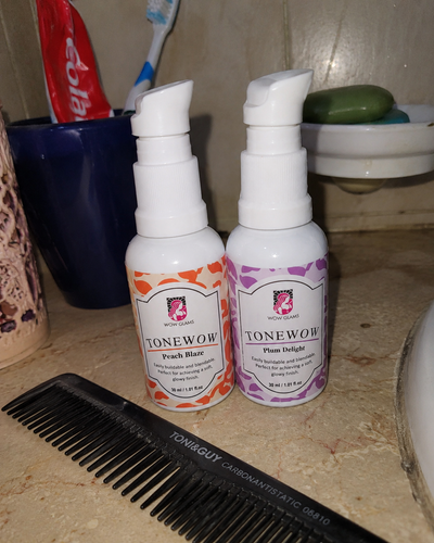 Customer review photo for Plum Delight Lip and Cheek Tint | Lip & Cheek Stains