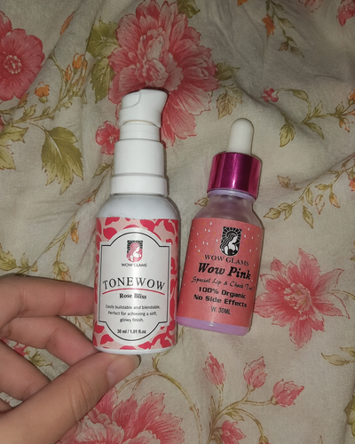 Customer review photo for Rose Bliss Lip and Cheek Tint | Lip & Cheek Stains
