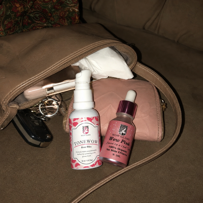 Customer review photo for Rose Bliss Lip and Cheek Tint | Lip & Cheek Stains