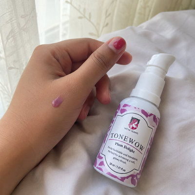Customer review photo for Plum Delight Lip and Cheek Tint | Lip & Cheek Stains