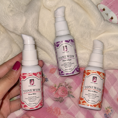 Customer review photo for Plum Delight Lip and Cheek Tint | Lip & Cheek Stains