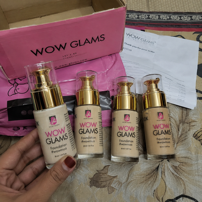 Customer review photo for WOWLOOK Foundation Deal - Face Makeup Base
