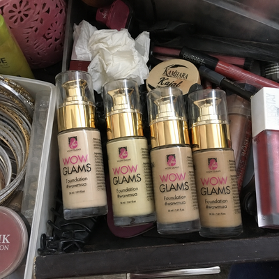 Customer review photo for WOWLOOK Foundation - W6 NB4 FS36 Shade Foundation | Almond - Mocha