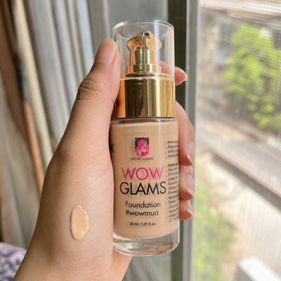 Customer review photo for WOWLOOK Foundation - W3 F16 Shade Foundation | Beige - Sand