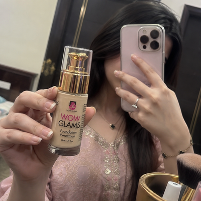 Customer review photo for WOWLOOK Foundation - W3 F16 Shade Foundation | Beige - Sand
