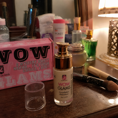 Customer review photo for WOWLOOK Foundation - W5 NB2 FS38 Shade Foundation | Golden Honey - Almond