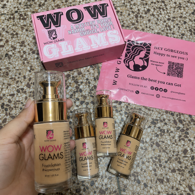 Customer review photo for WOWLOOK Foundation - W4 NB FS45 Shade Foundation | Warm Beige