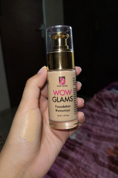 Customer review photo for WOWLOOK Foundation - W2 F1 Natural Shade Foundation | Light Beige