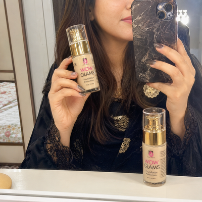 Customer review photo for WOWLOOK Foundation - W2 F1 Natural Shade Foundation | Light Beige