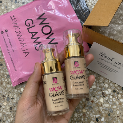 Customer review photo for WOWLOOK Foundation - W1 Ivory Shade Foundation | Porcelain - Ivory