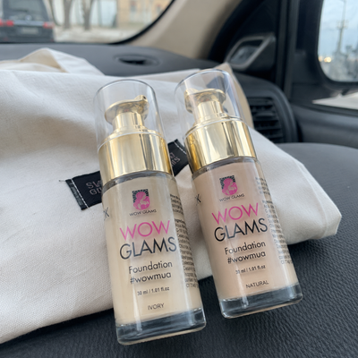 Customer review photo for WOWLOOK Foundation - W1 Ivory Shade Foundation | Porcelain - Ivory