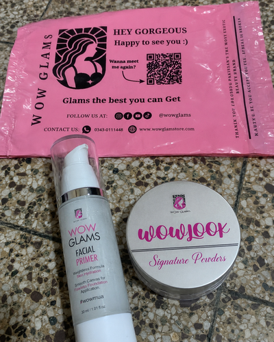 Customer review photo for WOWLOOK Colorless Loose Powder | Makeup Setting Powder