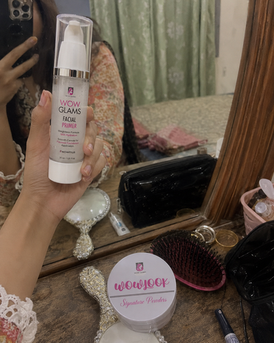 Customer review photo for WOWLOOK Colorless Loose Powder | Makeup Setting Powder