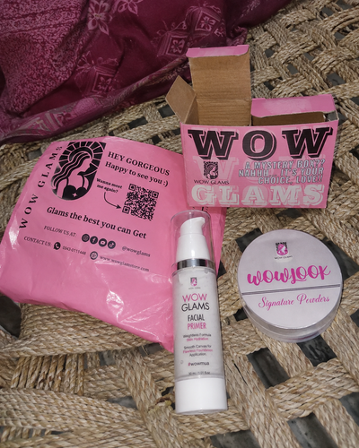Customer review photo for WOWLOOK Colorless Loose Powder | Makeup Setting Powder