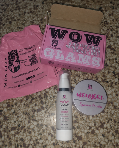 Customer review photo for WOWLOOK Colorless Loose Powder | Makeup Setting Powder