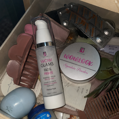 Customer review photo for WOWLOOK Translucent Loose Powder | Makeup Setting Powder