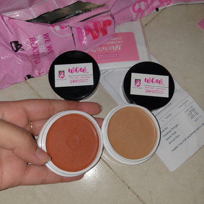 Customer review photo for Wow Bridal Base | Chocolate Contour & Orange Color Corrector