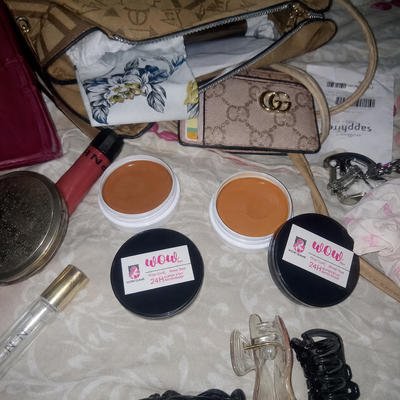 Customer review photo for Wow Bridal Base | Chocolate Contour & Orange Color Corrector