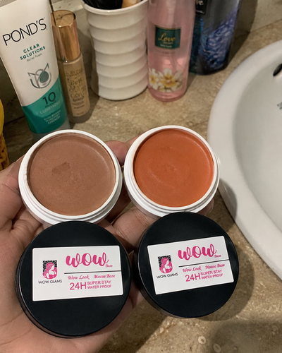 Customer review photo for Wow Bridal Base | Chocolate Contour & Orange Color Corrector