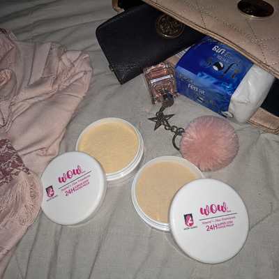 Customer review photo for Wow F1 Shade Powder Foundation – Mineral Base Makeup