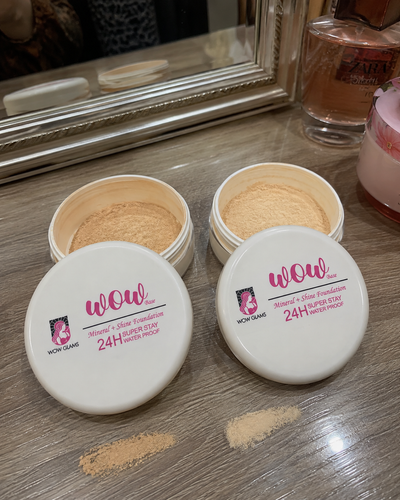 Customer review photo for Wow F1 Shade Powder Foundation – Mineral Base Makeup