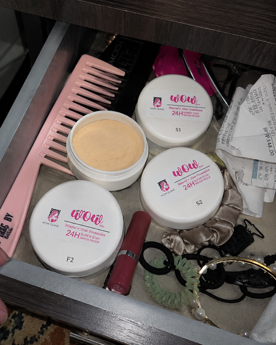 Customer review photo for Wow F1 Shade Powder Foundation – Mineral Base Makeup
