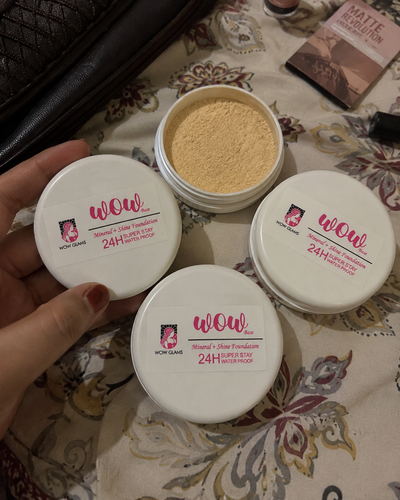 Customer review photo for Wow S1 45 Shade Powder Foundation – Mineral Base Makeup