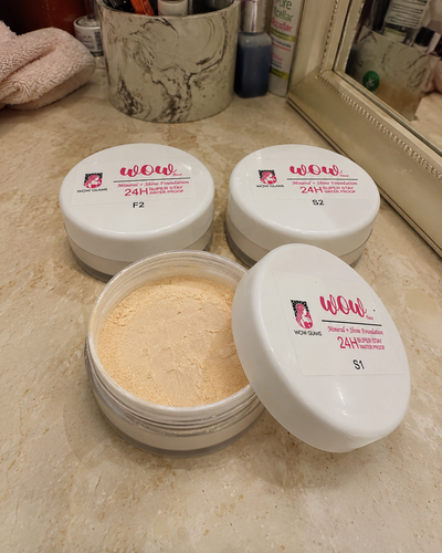 Customer review photo for Wow S2 38 Shade Powder Foundation – Mineral Base Makeup