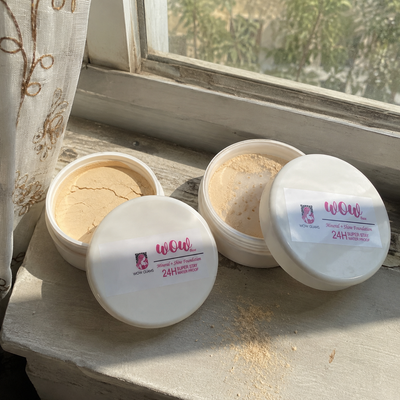 Customer review photo for Wow S1 45 Shade Powder Foundation – Mineral Base Makeup
