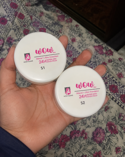 Customer review photo for Wow S2 38 Shade Powder Foundation – Mineral Base Makeup