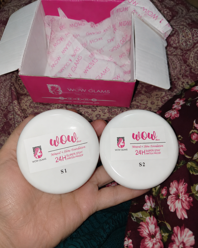 Customer review photo for Wow S2 38 Shade Powder Foundation – Mineral Base Makeup