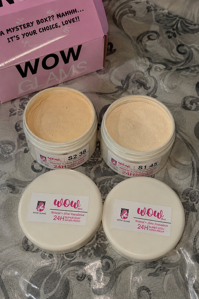 Customer review photo for Wow S1 45 Shade Powder Foundation – Mineral Base Makeup